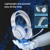 Wired Gaming Headset 2.4G Receiver Bluetooth 4 Modes Adjustable Headband