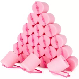 MAQIHAN 24PCS 폼 헤어 롤러 - 1.89인치 대형 스펀지 롤러로 무열 컬러를 위한 짧은/긴 모발 수면 롤로스 MAQIHAN 24PCS Foam Hair Rollers - 1.89inch Large Sponge Rollers for Heatless Curls Short/Long Hair Sleeping Rollers