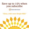 Simple Mills Organic Seed Crackers, Everything - Gluten Free, Vegan,