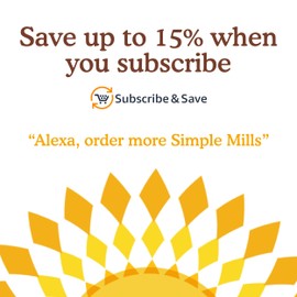 Simple Mills Organic Seed Crackers, Everything - Gluten Free, Vegan, Healthy Snacks, Paleo Friendly, 4.25 Ounce (Pack of 3)