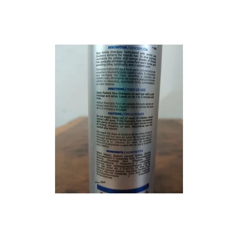 Shampoo Matizador Azul 280ml Stylum Profesional