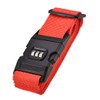 sourcing map Luggage Strap Suitcase Belt with Buckle, Combination Lock,