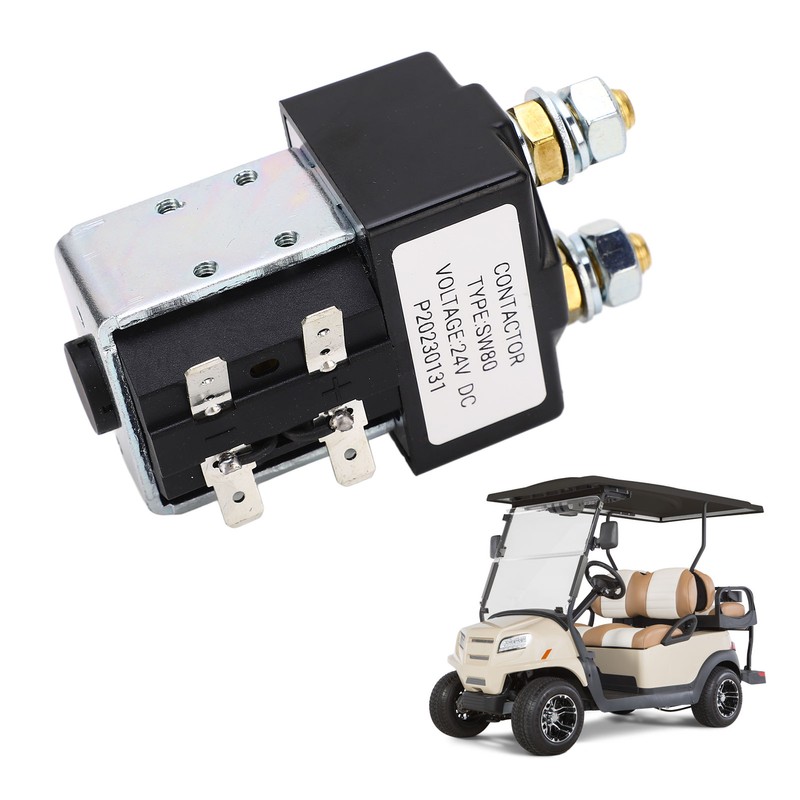 24V Contactor Relay Metal Alloy 100A High Performance Replacement for