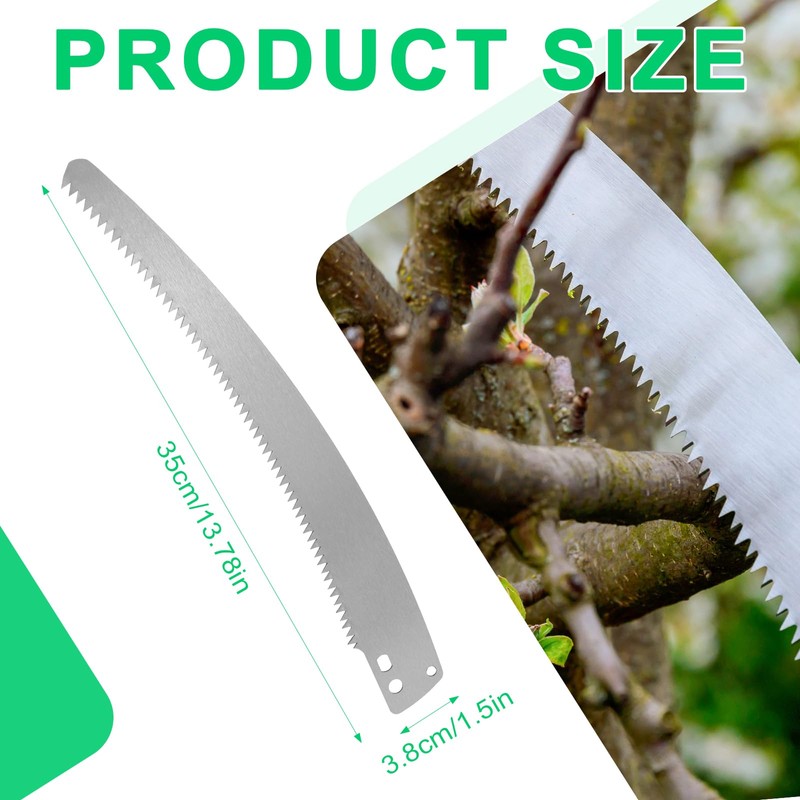 Pole Saw Blade, Steel Pole Saw Blade Replacement Silver Tree
