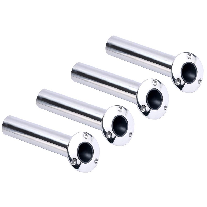 Amarine Made 4-Pack Heavy 316 Duty Stainless Steel Rod Holders