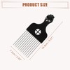 VOCOSTE Pack of 2 Metal Hair Picks, Metal Afro Hair