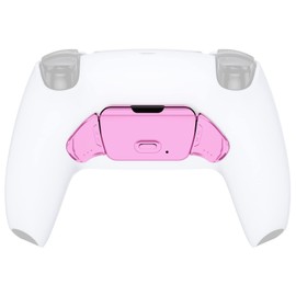 Chrome Pink Replacement Redesigned K1 K2 Back Button Housing Shell for eXtremerate RISE Remap Kit - Controller & RISE Remap Board NOT Included