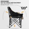 2 Person Fully Padded Camping Chair Oversized Loveseat Camping Chair