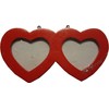 'Heart Design Photo Frame/Picture Frame Red Double Heart "