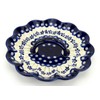 Polish Pottery Deviled Egg Platter, Round Deviled Egg Tray, Deviled