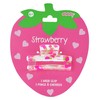 iscream 3" Sweet Strawberry Claw Hair Clip - Clear with