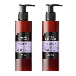 Pack of 2 Avon Essence Lavender and Ginger Hand Lotion 195ml = 390ml