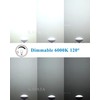 KAPATA Dimmable 40W LED PAR64 120° WFL Daylight 6000K, 4200lm