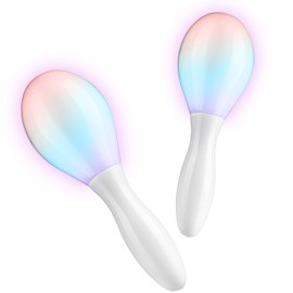 KreativeKraft Luminous Maracas, LED Sensory Toy for Children or Festival & Party Accessories