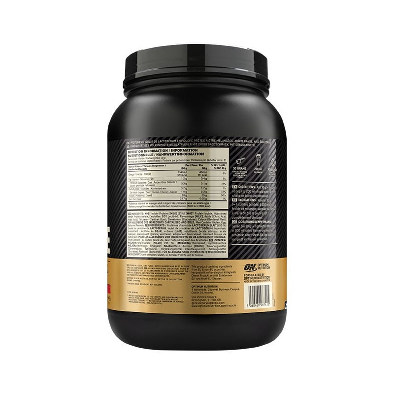 Optimum Nutrition Gold Standard 100% Isolate Protein