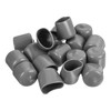 sourcing map 20pcs Rubber End Caps Protective Caps 26mm ID