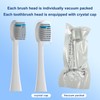 Cavzru 6 Pack Replacement Brush Heads for Waterpik Sonic-Fusion 2.0