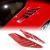 Rear Upper Quarter Panel Scoops Vents Trims for 2014-2019 Corvette