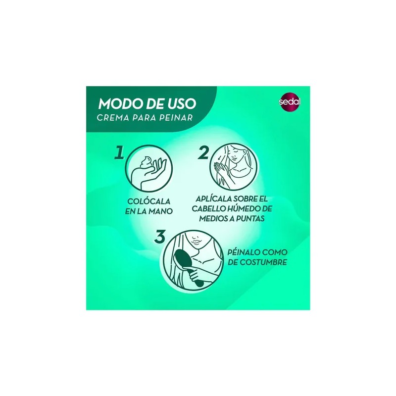 Sedal Crema para Peinar Rizos Definidos Todo el Día 300ml