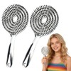 2pcs Cepillo para Cabello Desenredante Cerdas Mixtas Jabalí Para Mujeres