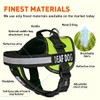 Dogline Unimax Dog Harness Vest with Deaf Dog Patches Adjustable