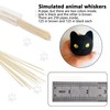 SoeKoa 250pcs Simulated Animal Whiskers for Crafts Needle Felting, Craft