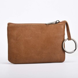 CNHUALAI Coin Purse, The Small Wallet, Genuine Leather, Coin Purse, Card Holder, Leather Zipper, Coin Pouch, Mini Wallet, Coin Purse, Pouch, Card Holder, Card Case, Business Card Holder, Key Ring 4.3