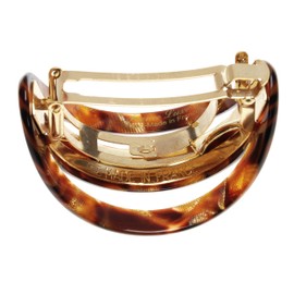 France Luxe Cutout Oval Ponytail Barrette - Africa