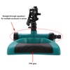 360° Fully Circle Rotating Watering Sprinkler Irrigation System Nozzle for