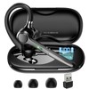 Ngsod Bluetooth Headset V5.4, Bluetooth Earpiece with 500mAh Charging Case,