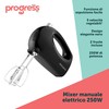 Progress EK5901PVDE Mixer manuale - sbattitore elettrico portatile con impostazioni