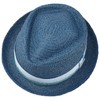 Stetson Vantella Diamond Straw Hat - Plain Hat with Contrast
