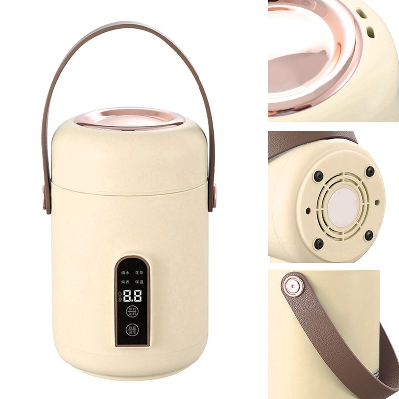 Mini Rice Cooker Efficient Heating Insulated Portable Multifunction Soup Porridge