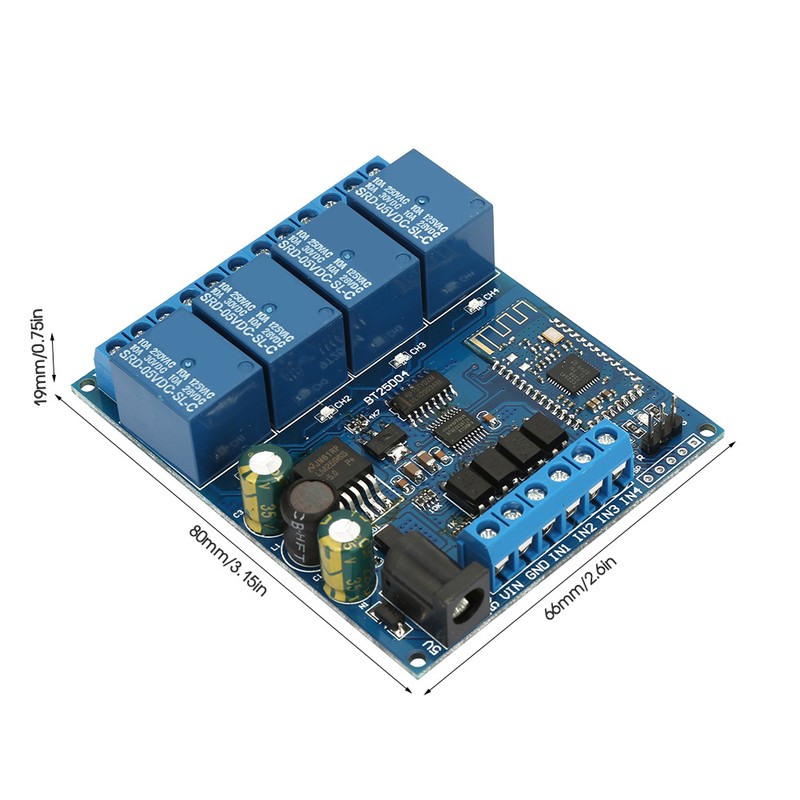 4 Channels Multifunction Control Module Phone Wireless Relay Module Compatible