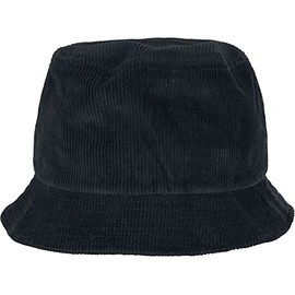Urban Classics Unisex TB3875-Corduroy Bucket Hat, Black, One Size, black