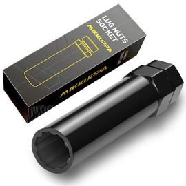MIKKUPPA 7 Spline Lug Nuts Socket Key - for 20mm Inner Diameter - Compatible with 21mm (13/16) and 22mm (7/8) Replacement Hex Socket