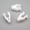 VVO Fasteners- White Plastic Centre Console Trim Fastener Clips for