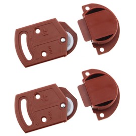 HJGarden 2Pairs Old-Fashioned Wardrobe Sliding Door Roller Gear Track Panel Internal Kit, Furniture Sliding Door Pulley Accessories