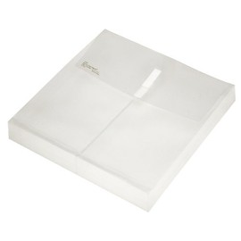 Lion Vel-Close-R Clear Poly envelopes with Gusset, 12 x 12 Inches, 6 EA/Pack, 1 Pack (22060-CR)