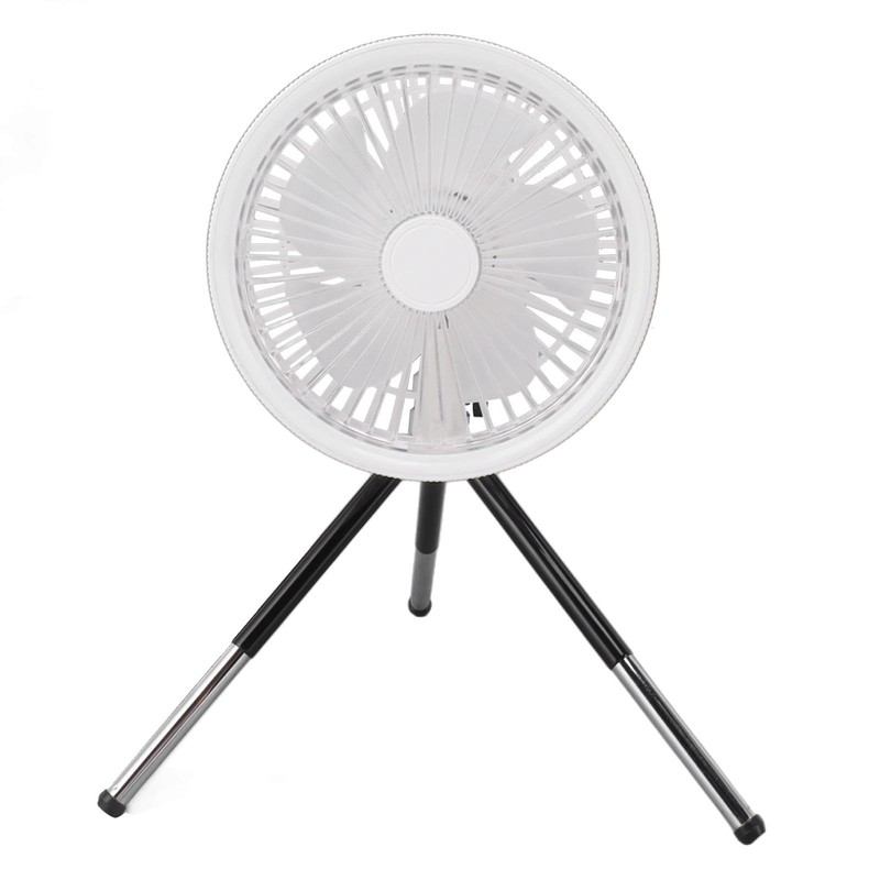 Tripod Stand Fan USB Rechargeable Retractable Portable Camping Fan Hanging