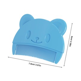 TOVINANNA Cute Bear Design 4pcs Baby Comb Hair Brush Set Scalp Comb for Newborn Shampoo Bath
