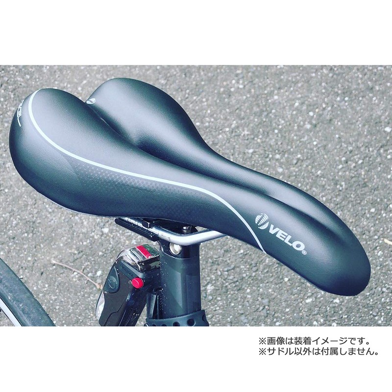VELO Voam Comfort Saddle EAGLE O V-foam Series VL-1475A Black