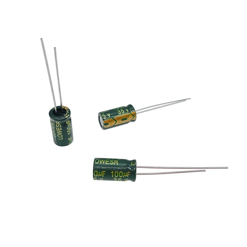 PENGLIN 20pcs Electrolytic Capacitors Aluminum Electrolytic Capacitors 35V 100UF 105℃