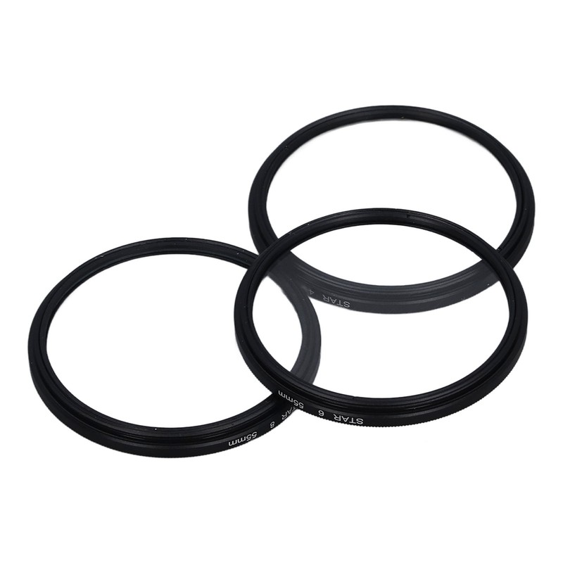 3PCS 55mm Star Filter 4 Points 6 Points 8 Points