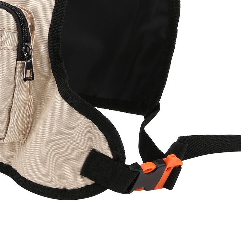 Outdoor Multifunction Tactics Chest Bag Nylon Khaki Leisure Sports Fitness