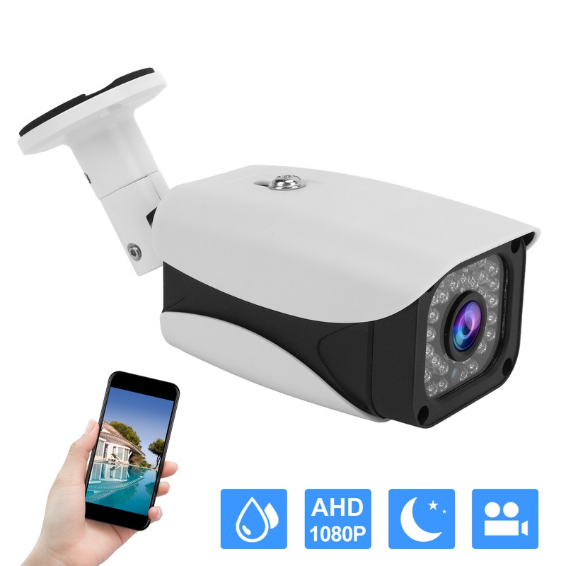 Indoor Outdoor Security Camera HD 1080P 2MP IP66 Waterproof Infrared