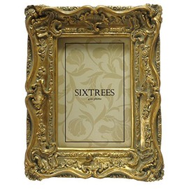 Chelsea Swept Gold Photo Frame 4x6