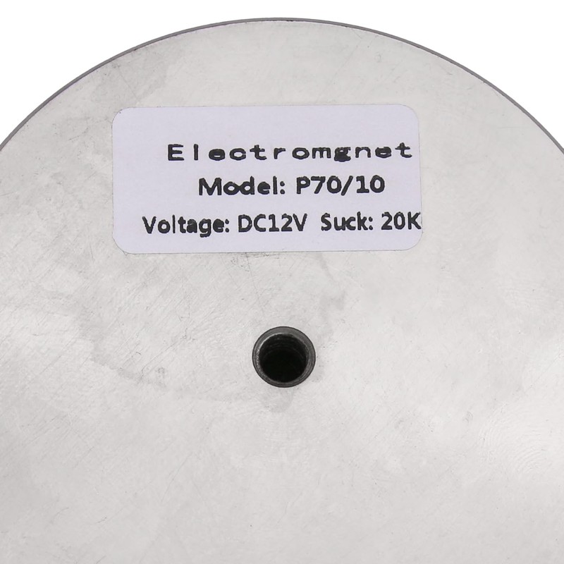 Electromagnet, 12 ± 2 V operating voltage, the maximum suction