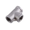 3-Way Pipe Fittings with Female Thread Stainless Steel 304 1/2