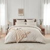 YASMENG Boho Bed Linen 135 x 200 cm Beige Tufted
